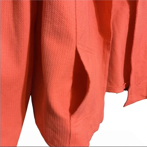 Worth Salmon Color Drape Open Blazer Size XL - Picture 4 of 9